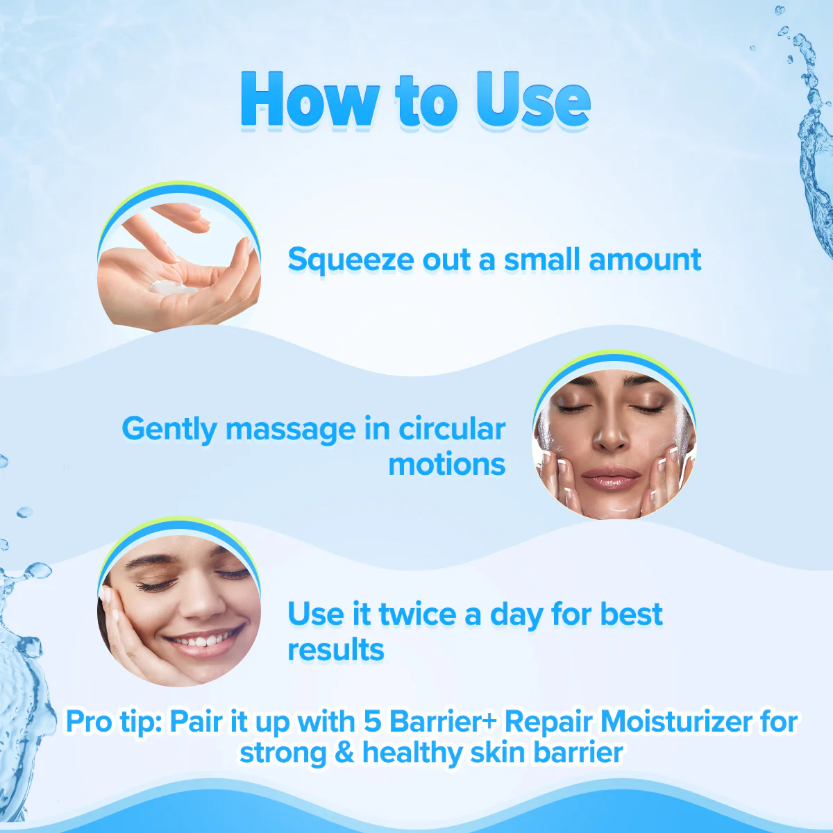 5 Barrier+ Repair Gentle Cleanser with Avocado & 5 Essential Ceramides - 100 ml - Image 4