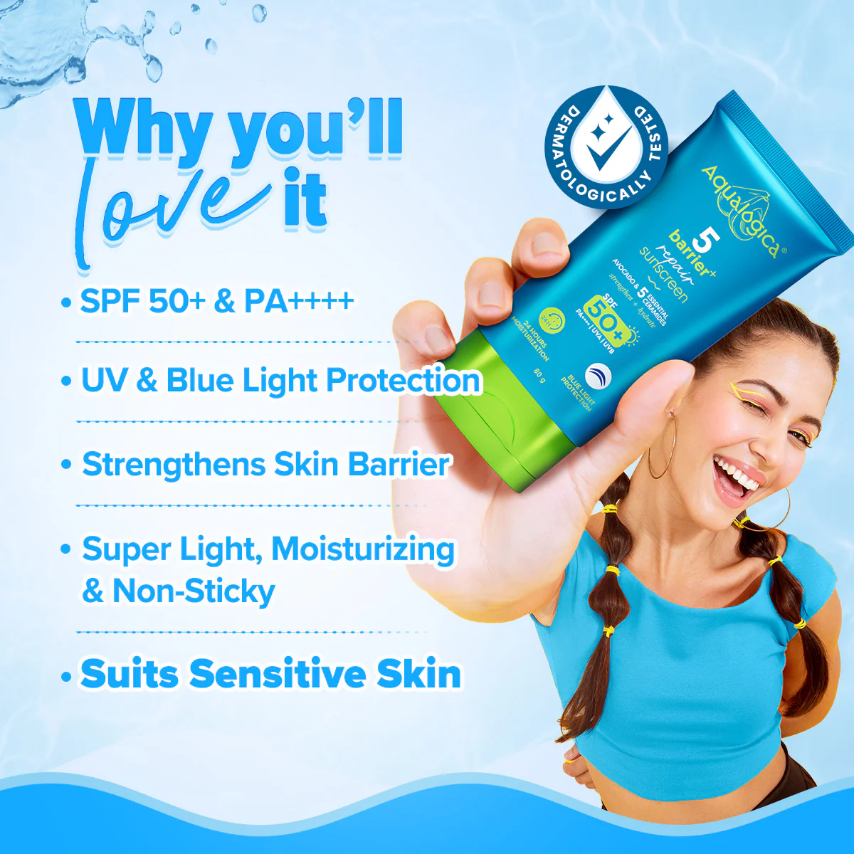 5 Barrier+ Repair Sunscreen with Avocado & 5 Essential Ceramides 80 gm - Image 3