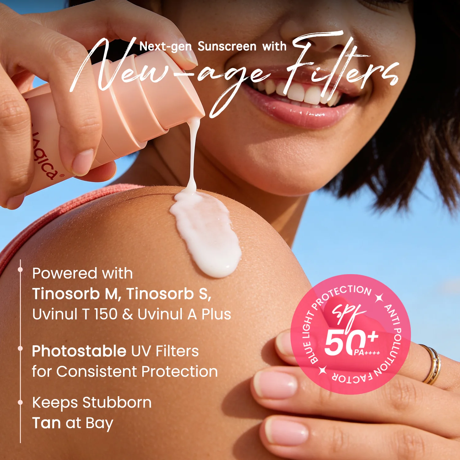 Detan+ Dewy Gel Sunscreen SPF 50+ PA++++ with 2% Kojic-Hyaluron Complex™ & Wild Berries - 50 g - Image 5