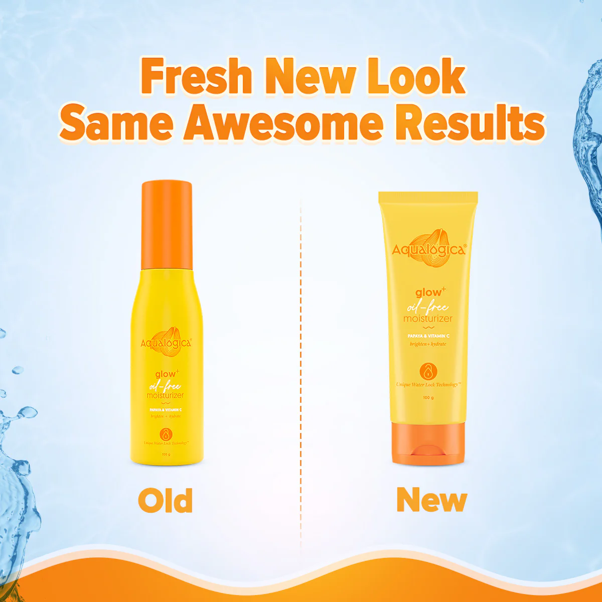 Glow+ Oil Free Moisturizer with Papaya & Vitamin C for Glowing Skin - 100g - Image 3