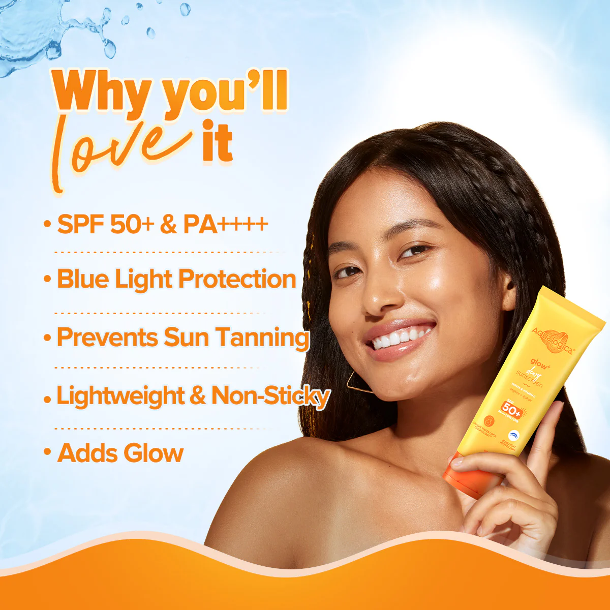 Glow+ Dewy Sunscreen 125g - Image 3