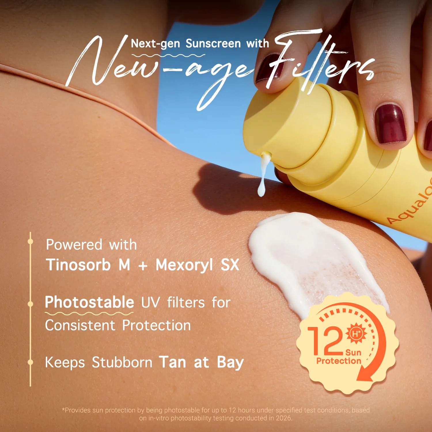 Glow+ Dewy Gel Sunscreen In-Vivo Tested SPF 50+ PA++++ with Papaya & Vitamin C - 50g (Pack of 3) - Image 7