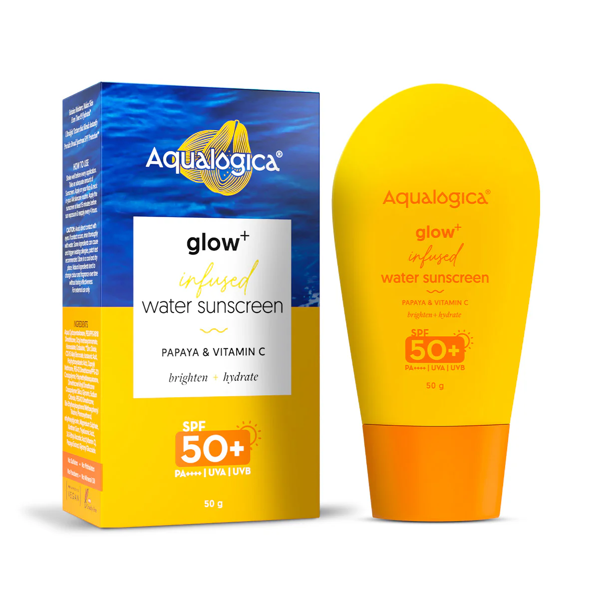 Glow+ Infused Water Sunscreen with Papaya & Vitamin C - Image 3