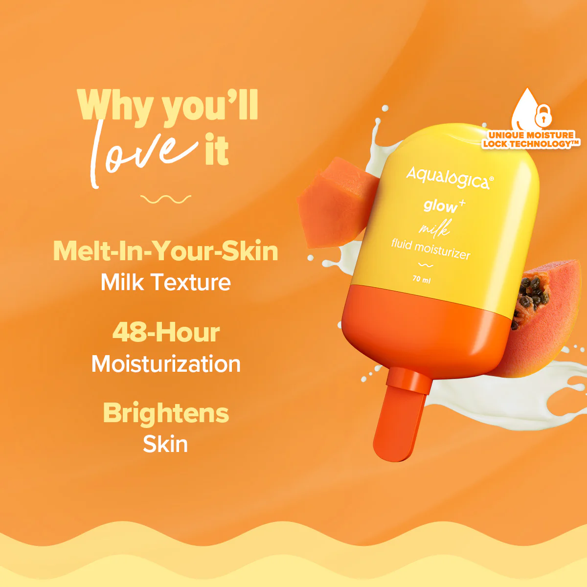 Glow+ Milk Fluid Moisturizer 70ml - Image 3