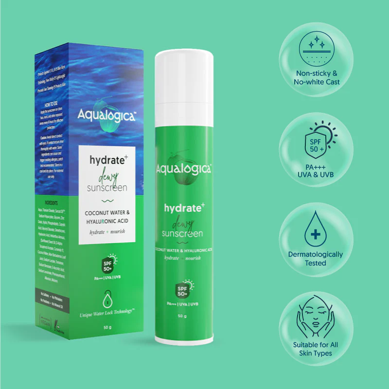 Hydrate+ Dewy Sunscreen 50g - Image 3