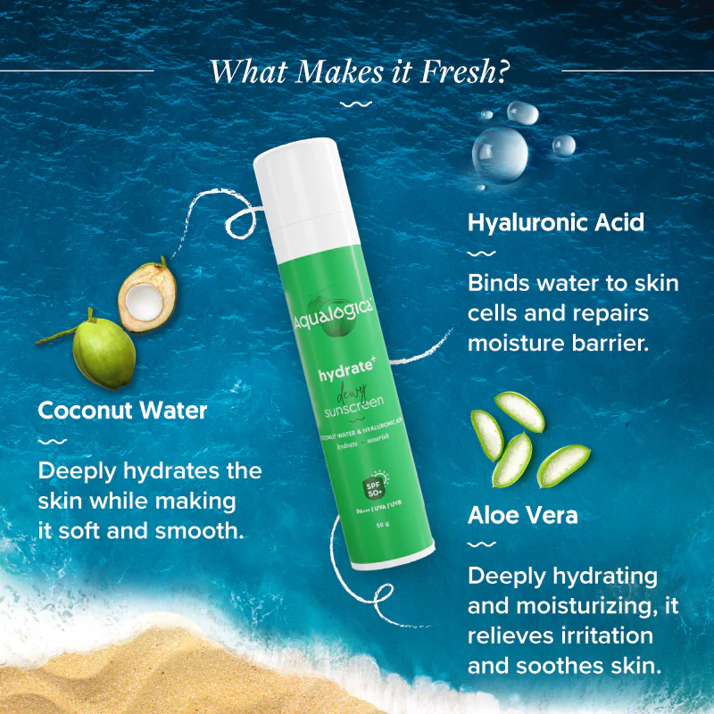 Hydrate+ Dewy Sunscreen 50g - Image 5
