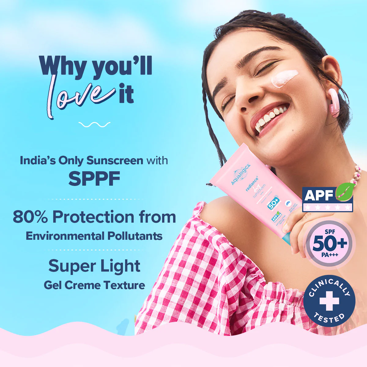 Radiance+ Dewy Sunscreen In-Vivo Tested with Watermelon & Niacinamide with SPF 50 & PA++++ - 30g - Image 5