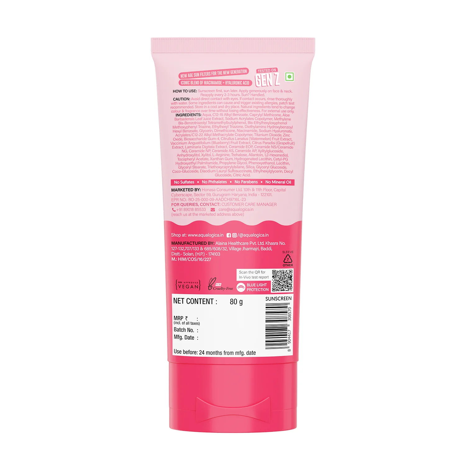 Radiance+ Dewy Sunscreen In-Vivo Tested with Watermelon & Niacinamide with SPF 50 & PA++++ - 80g - Image 11