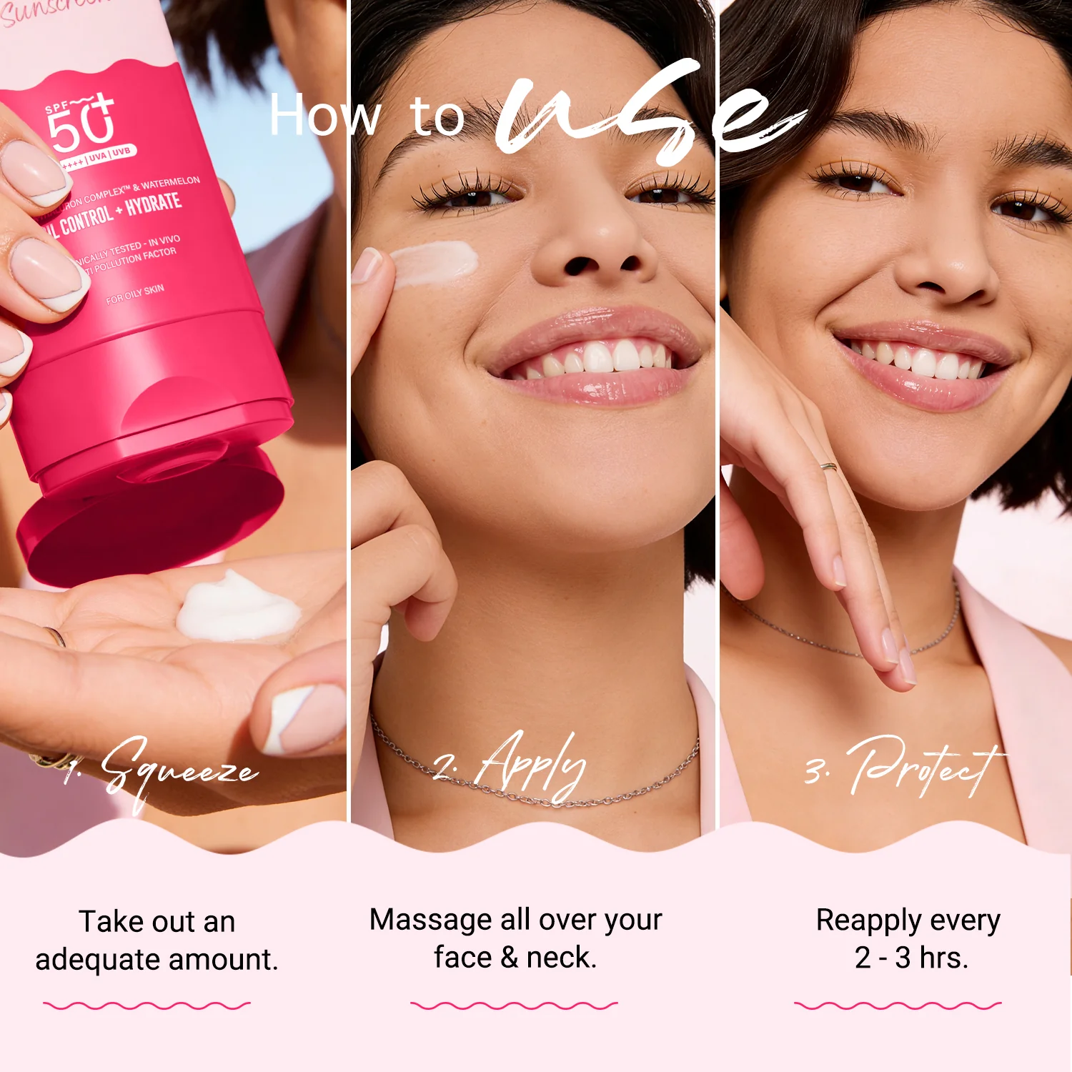 Radiance+ Dewy Sunscreen In-Vivo Tested with Watermelon & Niacinamide with SPF 50 & PA++++ - 80g - Image 5