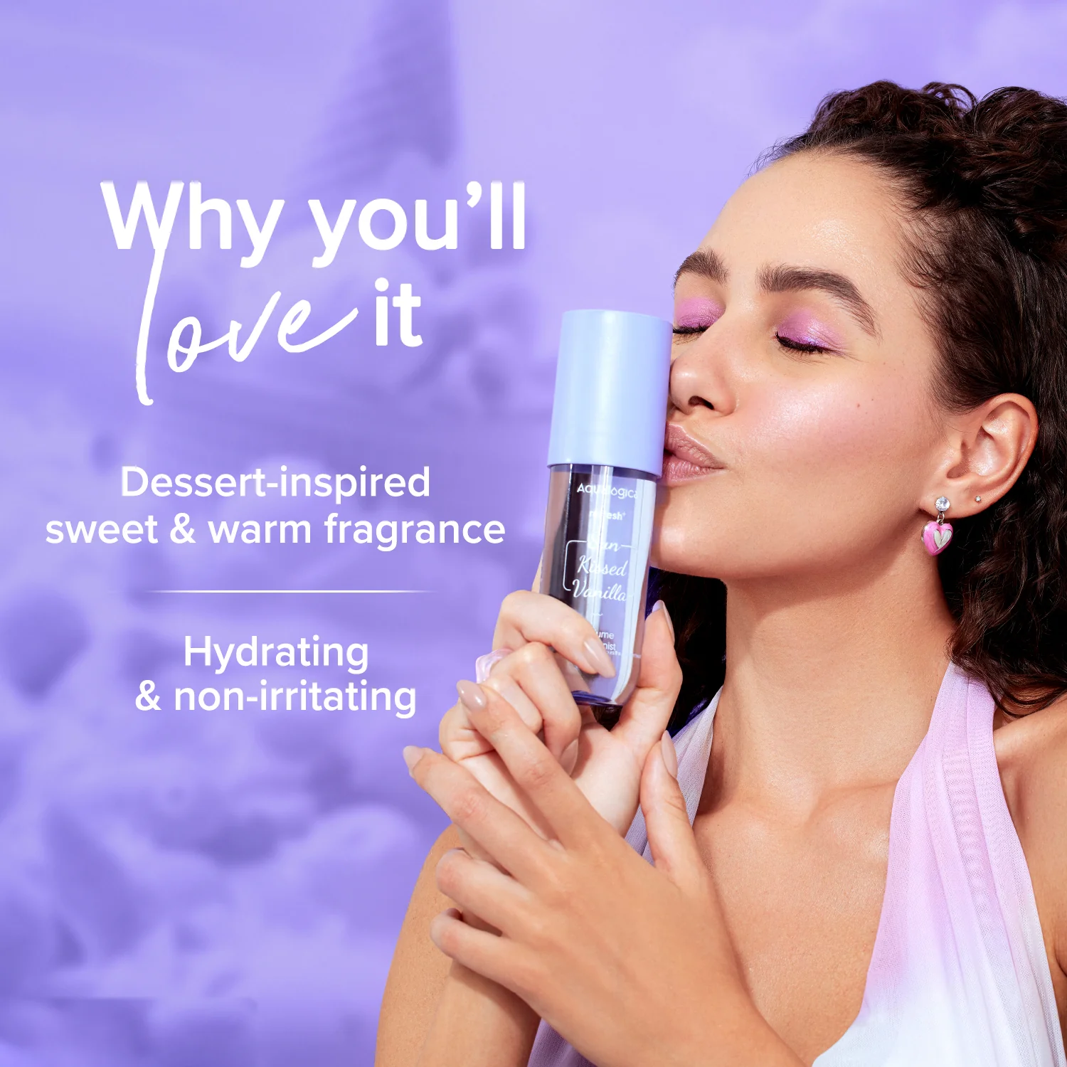 Refresh+ Sun Kissed Vanilla Perfume Body Mist with Zemea & Hyaluronic Acid - 150 ml - Image 5